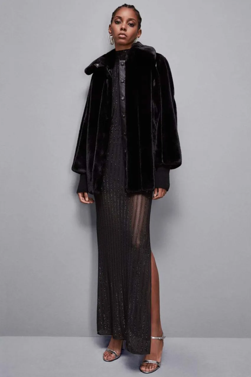 Patrizia Pepe Party Outfits | Mäntel<Mantel aus Kunstfell