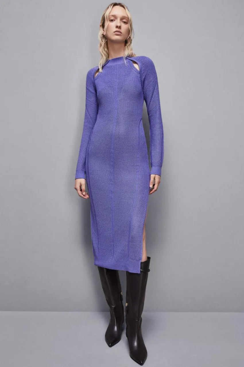 Patrizia Pepe Strick | Midi<Midikleid aus Wollmix