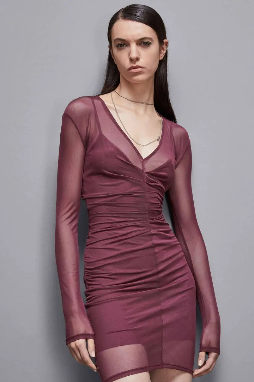 Patrizia Pepe Party Outfits | Mini<Minikleid aus Stretch-Tüll