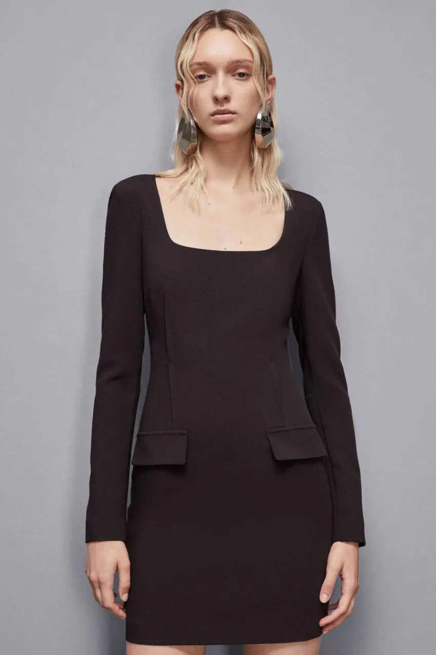 Patrizia Pepe Mini<Minikleid Slim fit aus Twill