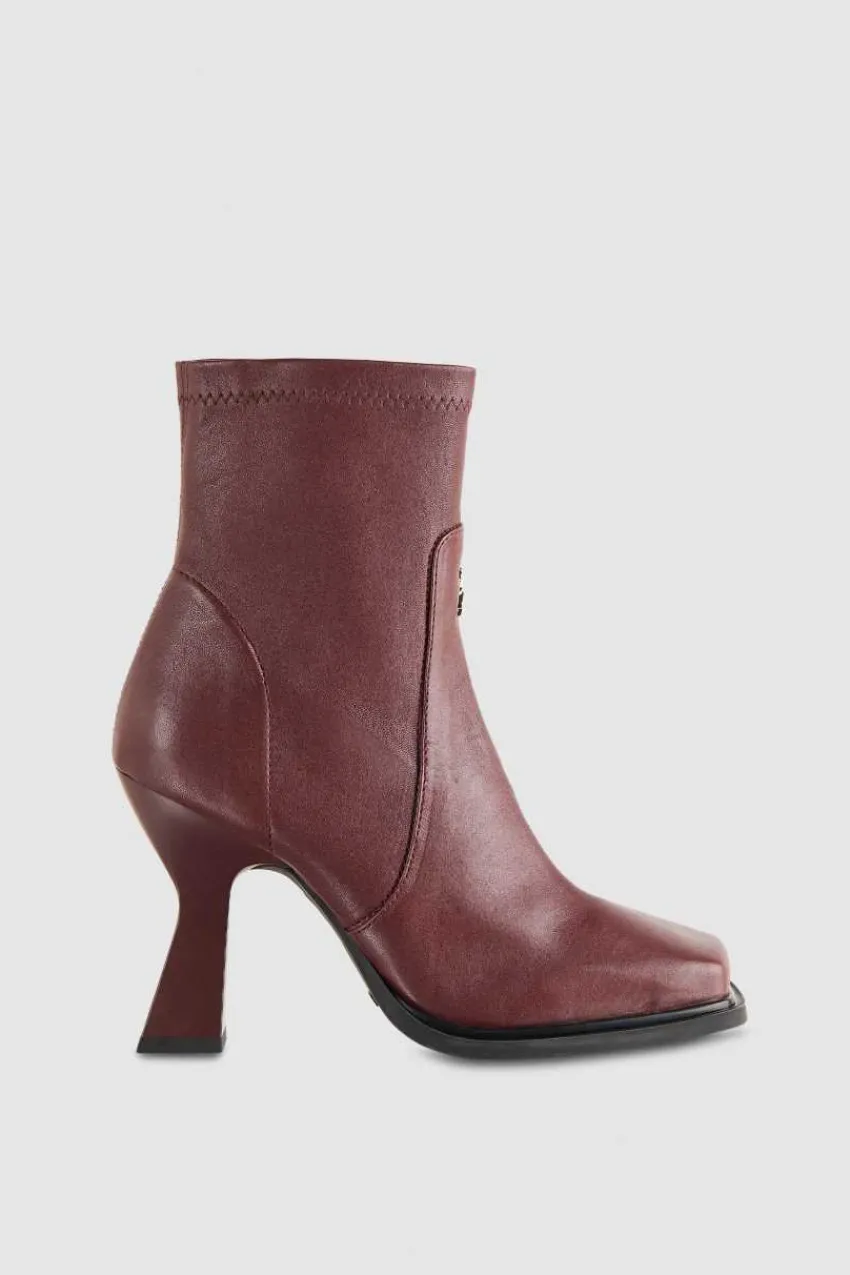 Patrizia Pepe Stiefel<Nappaleder-Stiefeletten mit Absatz