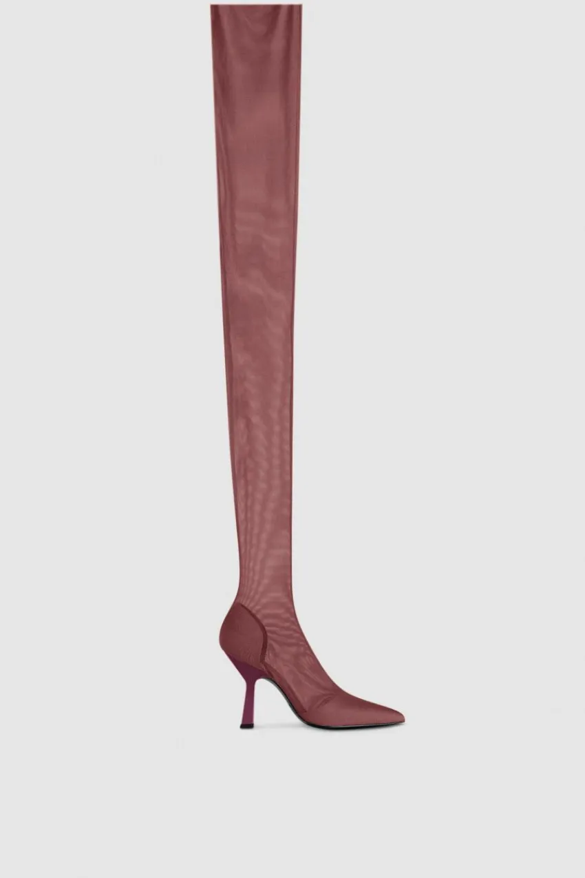 Patrizia Pepe Party Outfits | Stiefel<Overknees aus Tüll