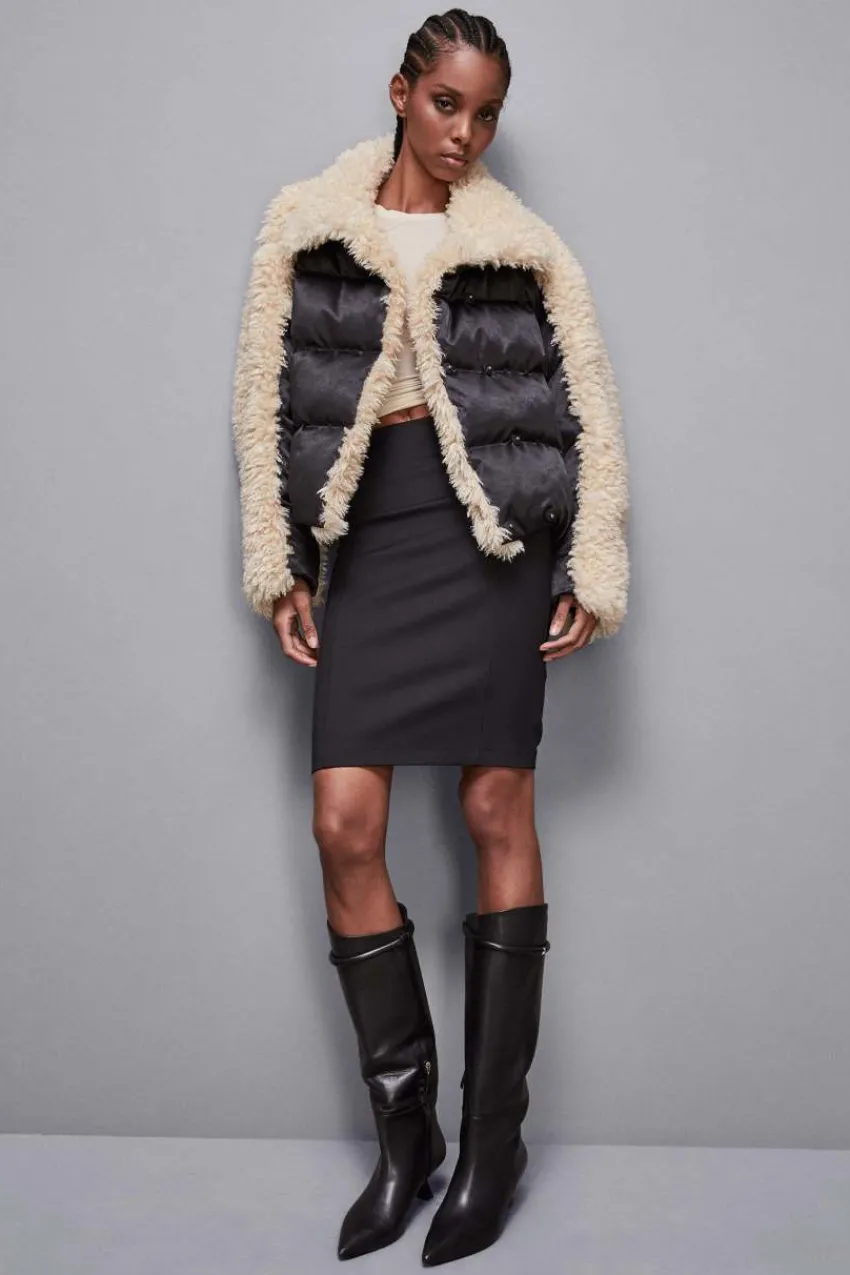 Patrizia Pepe Mäntel<Oversized Daunenjacke in Nylon