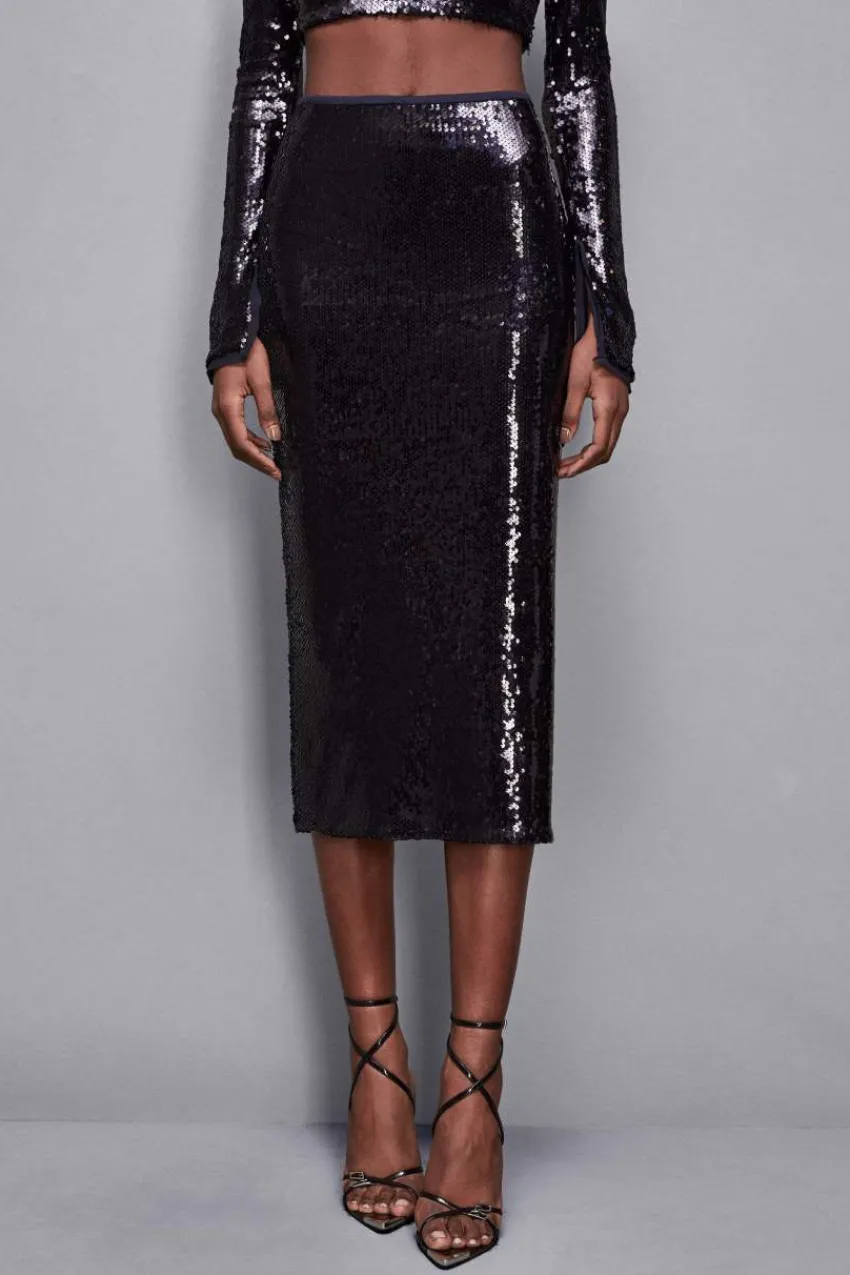 Patrizia Pepe Party Outfits | Midiröcke<Pailetten-Rock