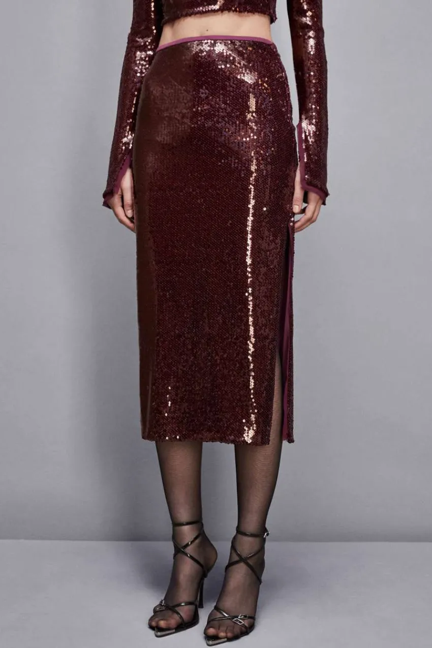 Patrizia Pepe Party Outfits | Midiröcke<Pailetten-Rock