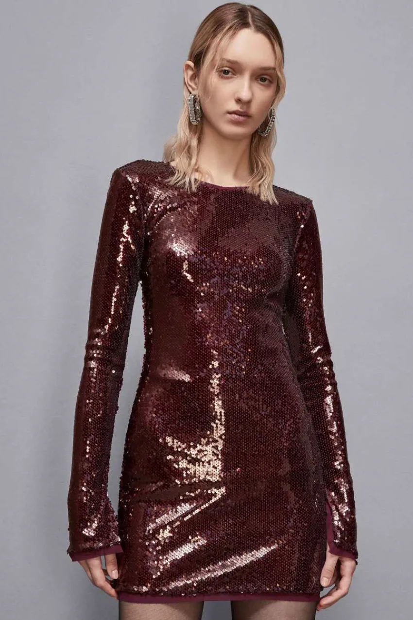Patrizia Pepe Party Outfits | Mini<Pailletten-Kleid