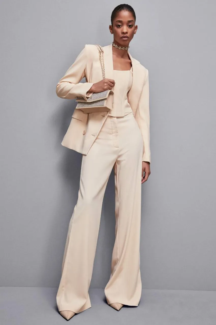 Patrizia Pepe Abschlussfeier Outfits | Festlich & Cocktail<Palazzo-Hose aus Krepp Essential
