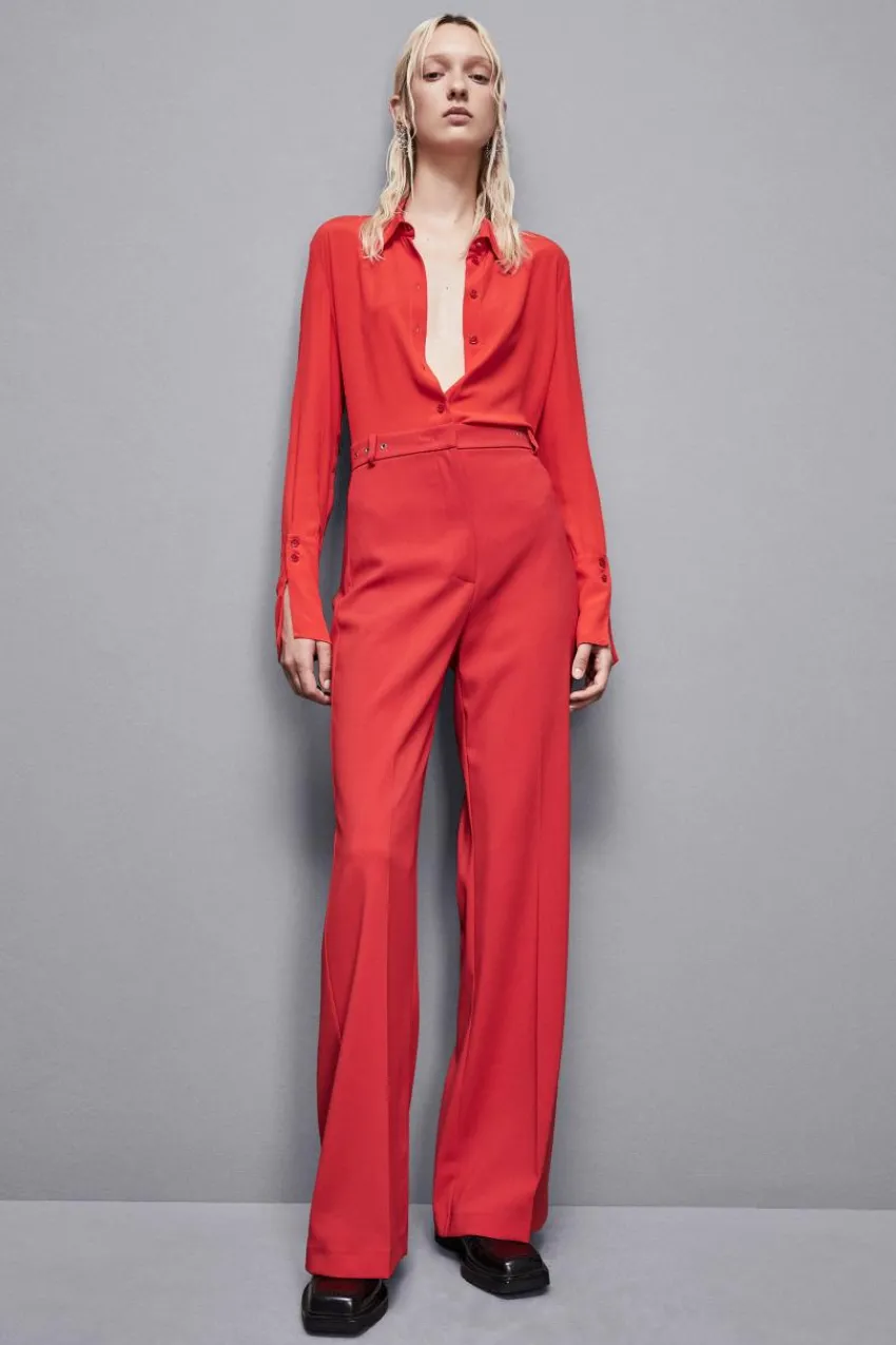 Patrizia Pepe Palazzohosen<Palazzo-Hose aus Krepp Essential