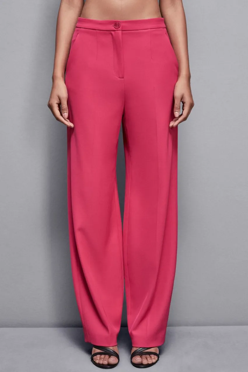Patrizia Pepe Festlich & Cocktail | Straight Cut<Plissee-Hose aus Stretch-Stoff