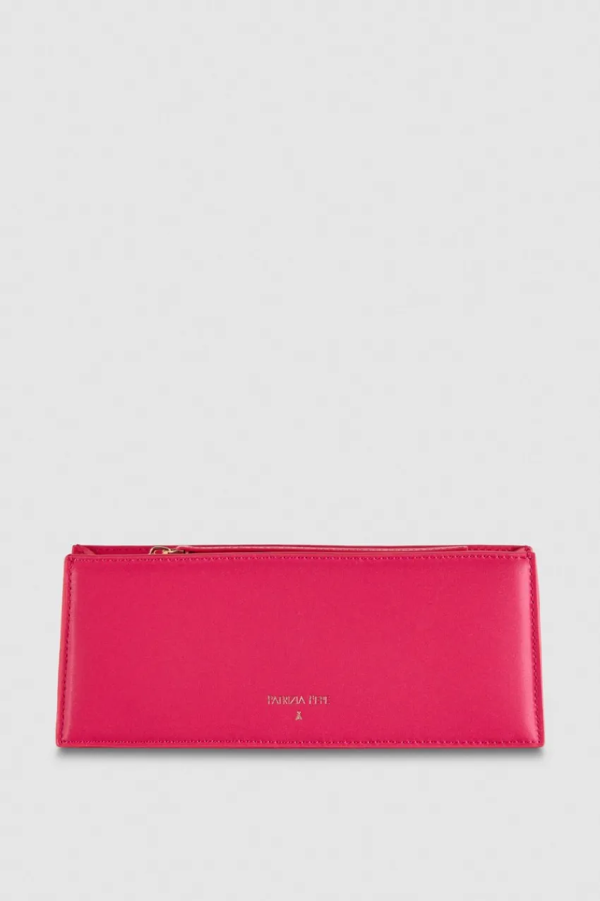 Patrizia Pepe Umhängetaschen<Pocket-Umhängetasche aus Leder