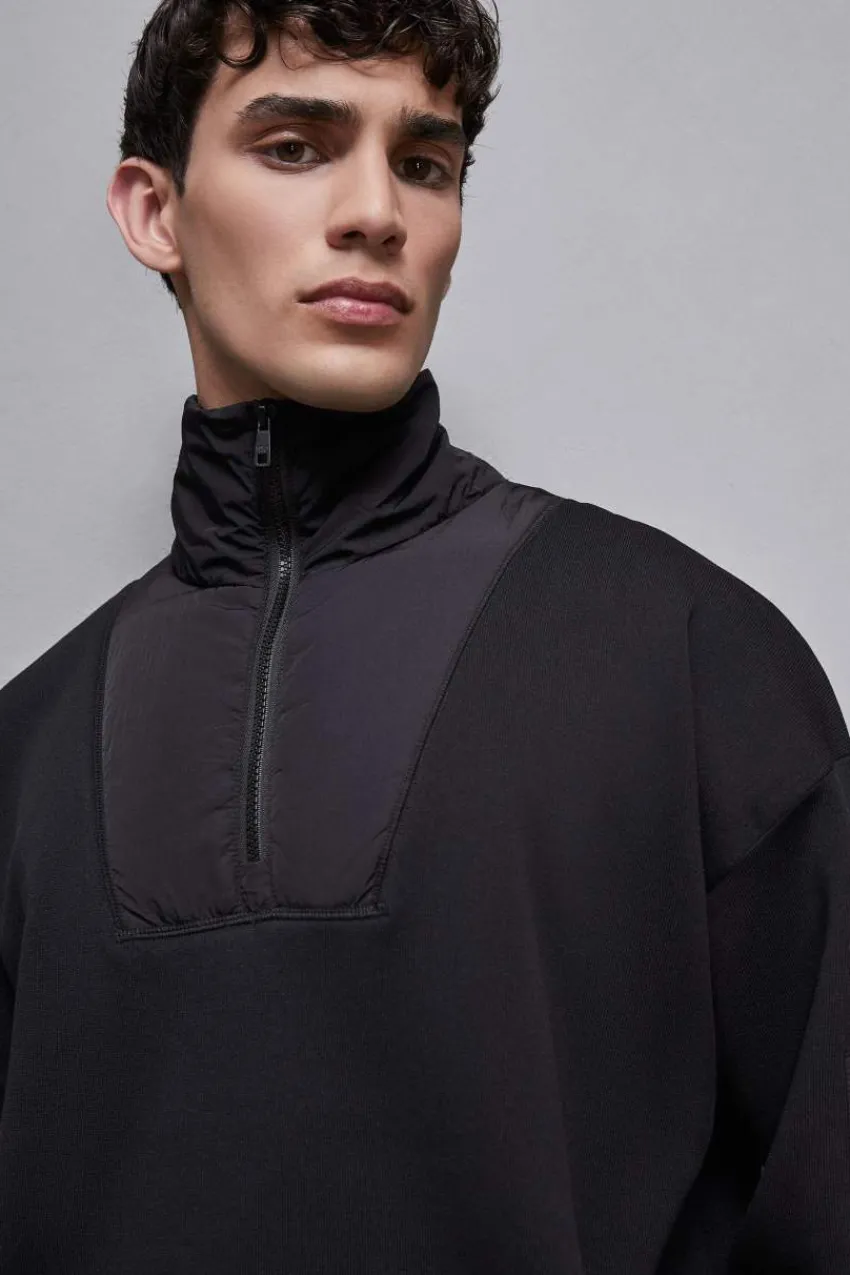 Herren Patrizia Pepe Strickwaren<Pullover mit Nyloneinsätzen