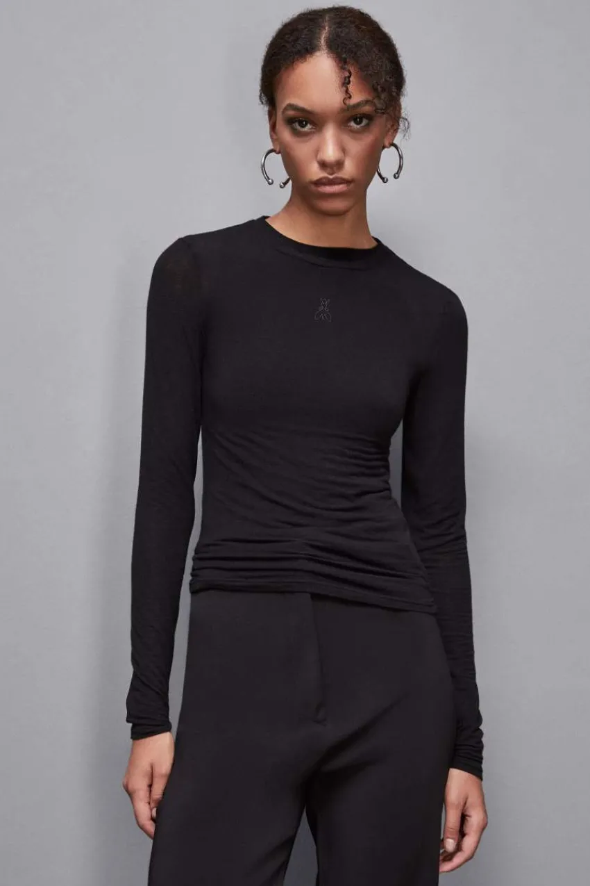 Patrizia Pepe Tops<Pullover mit Rundhalsausschnitt aus Jersey