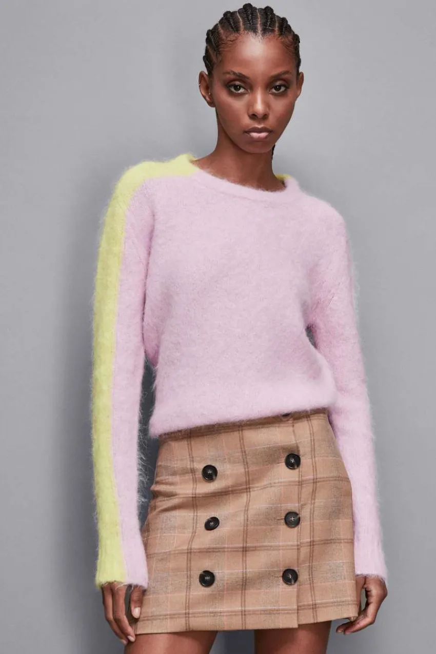 Patrizia Pepe Pullover<Rippenstrick aus Alpaka-Mischung