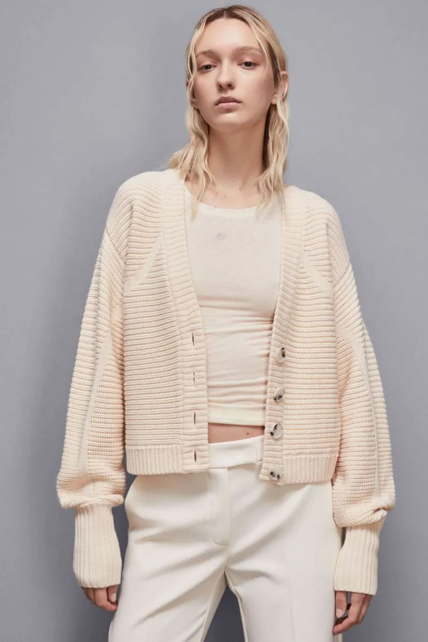 Patrizia Pepe Cardigans<Rippenstrick-Cardigan aus Wolle