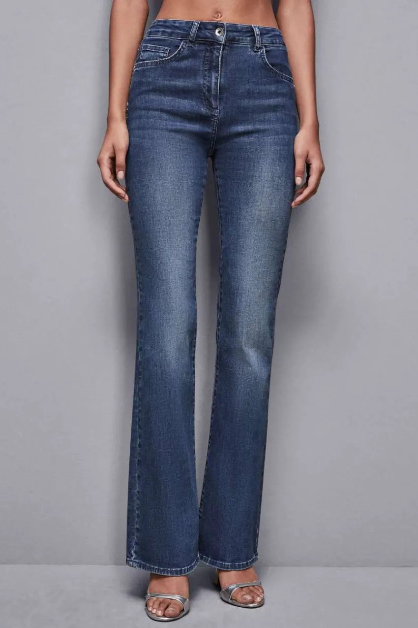 Patrizia Pepe Jeans<Schmale Hose in Denim-Blau