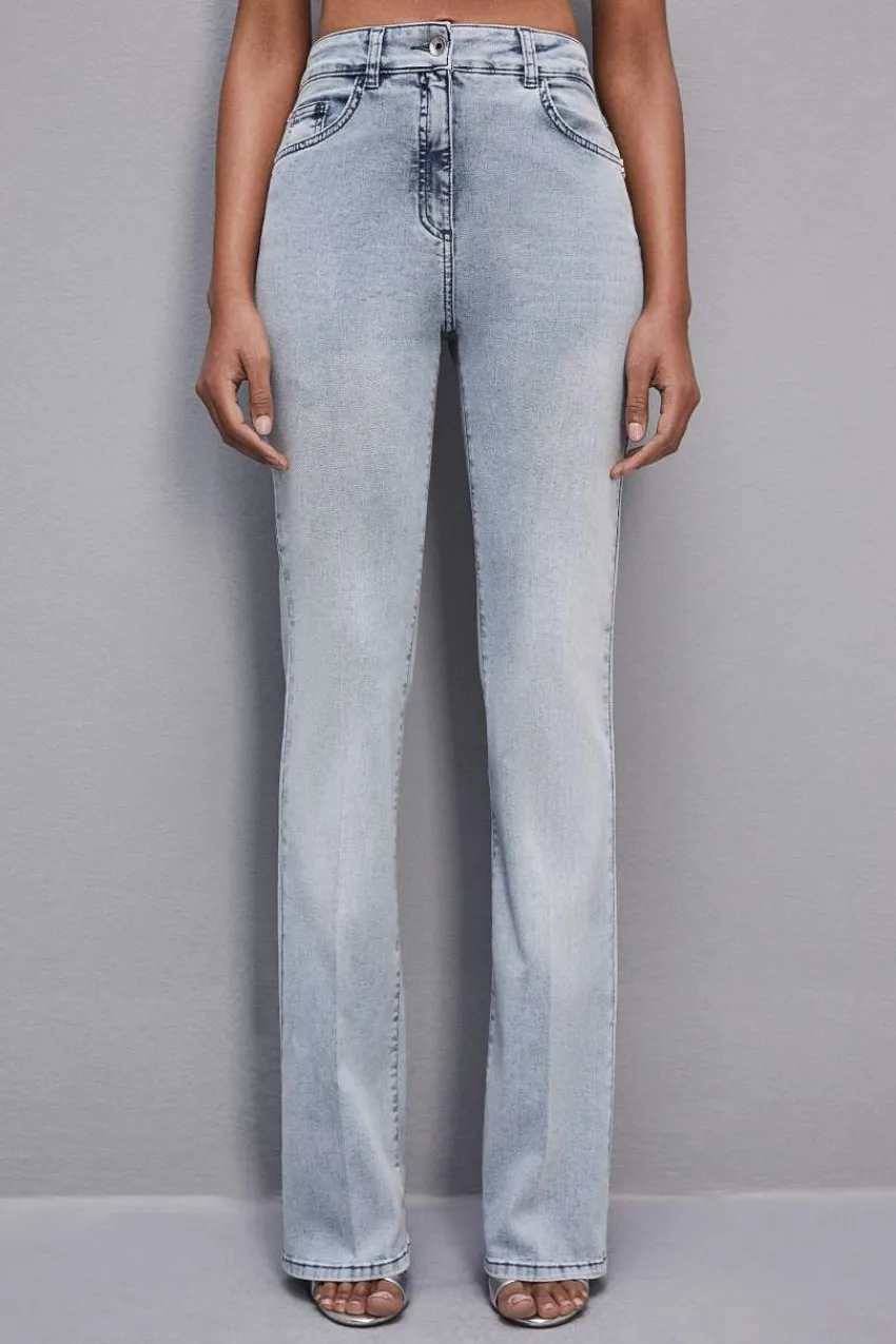 Patrizia Pepe Jeans<Schmale Hose in Denim-Blau