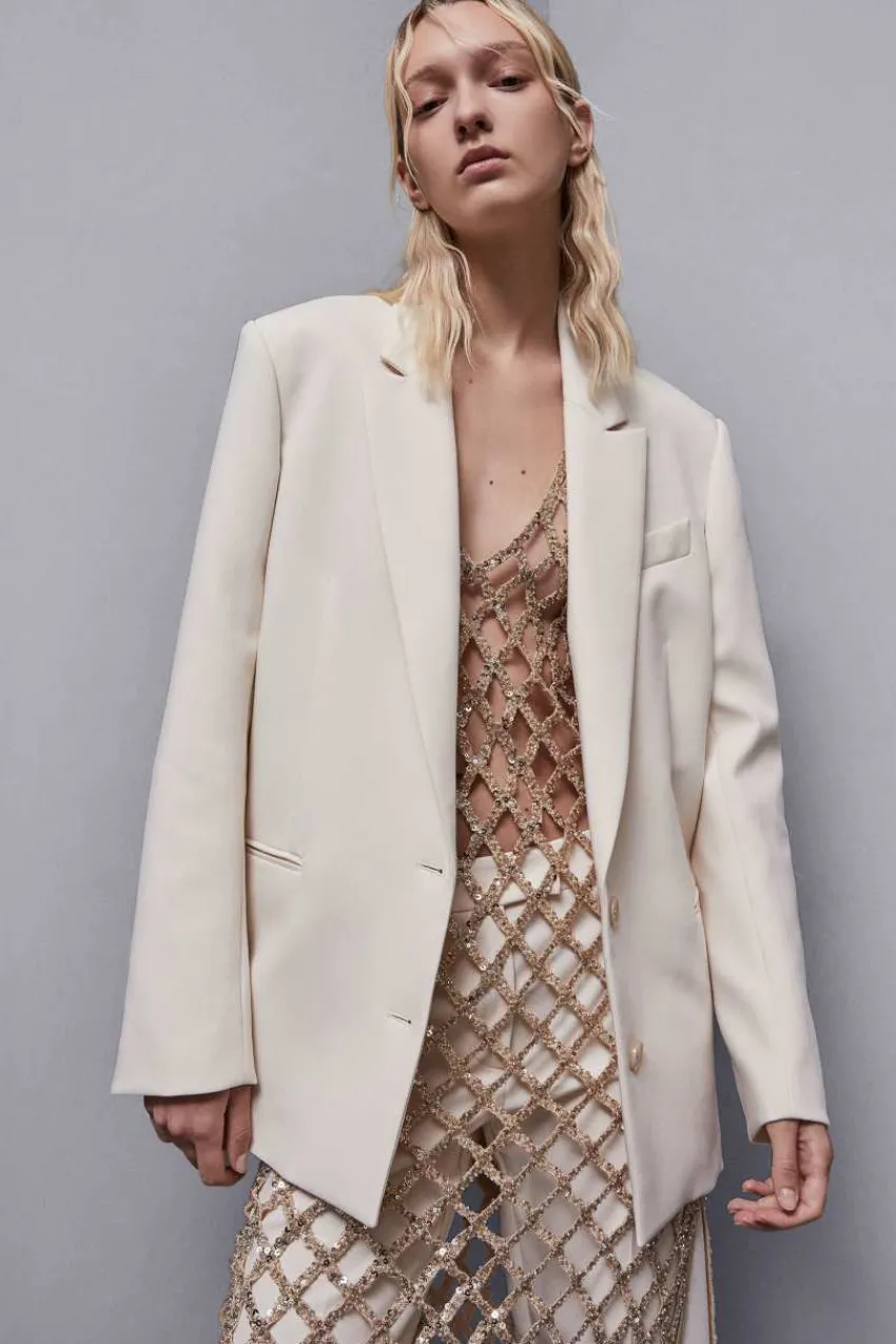 Patrizia Pepe Party Outfits | Midi<Schmuck-Netzkleid mit schmaler Passform