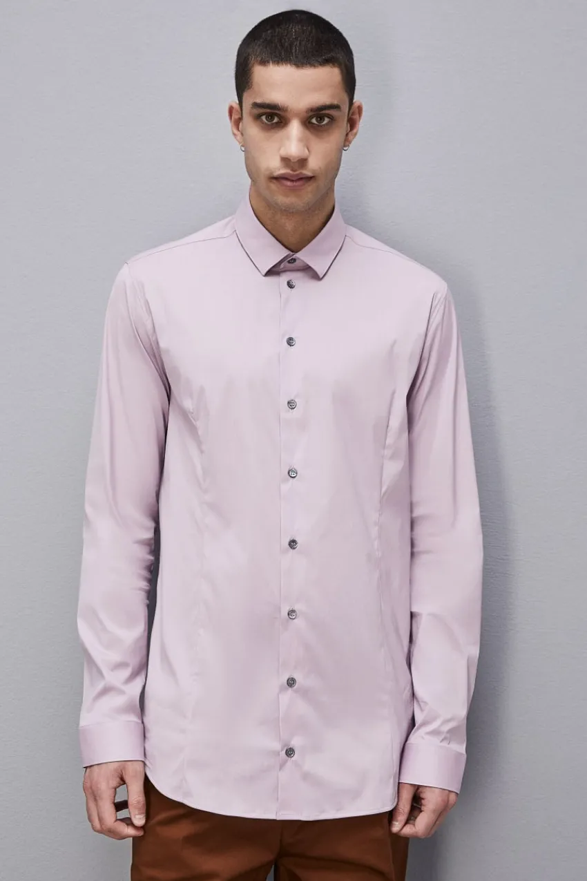 Herren Patrizia Pepe T-shirts & Hemdblusen<Shirt aus Baumwoll-Popeline Lang