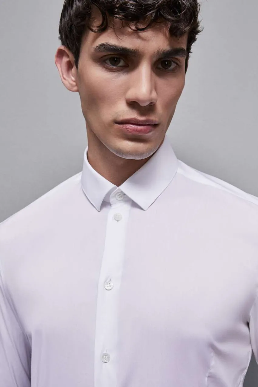 Herren Patrizia Pepe T-shirts & Hemdblusen<Shirt aus Baumwoll-Popeline Regulär
