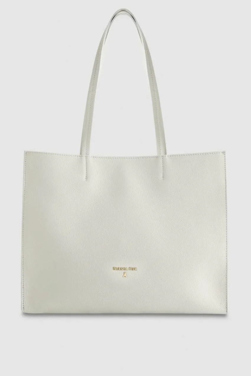 Patrizia Pepe Shopper<Shopping Bag aus genarbtem Leder