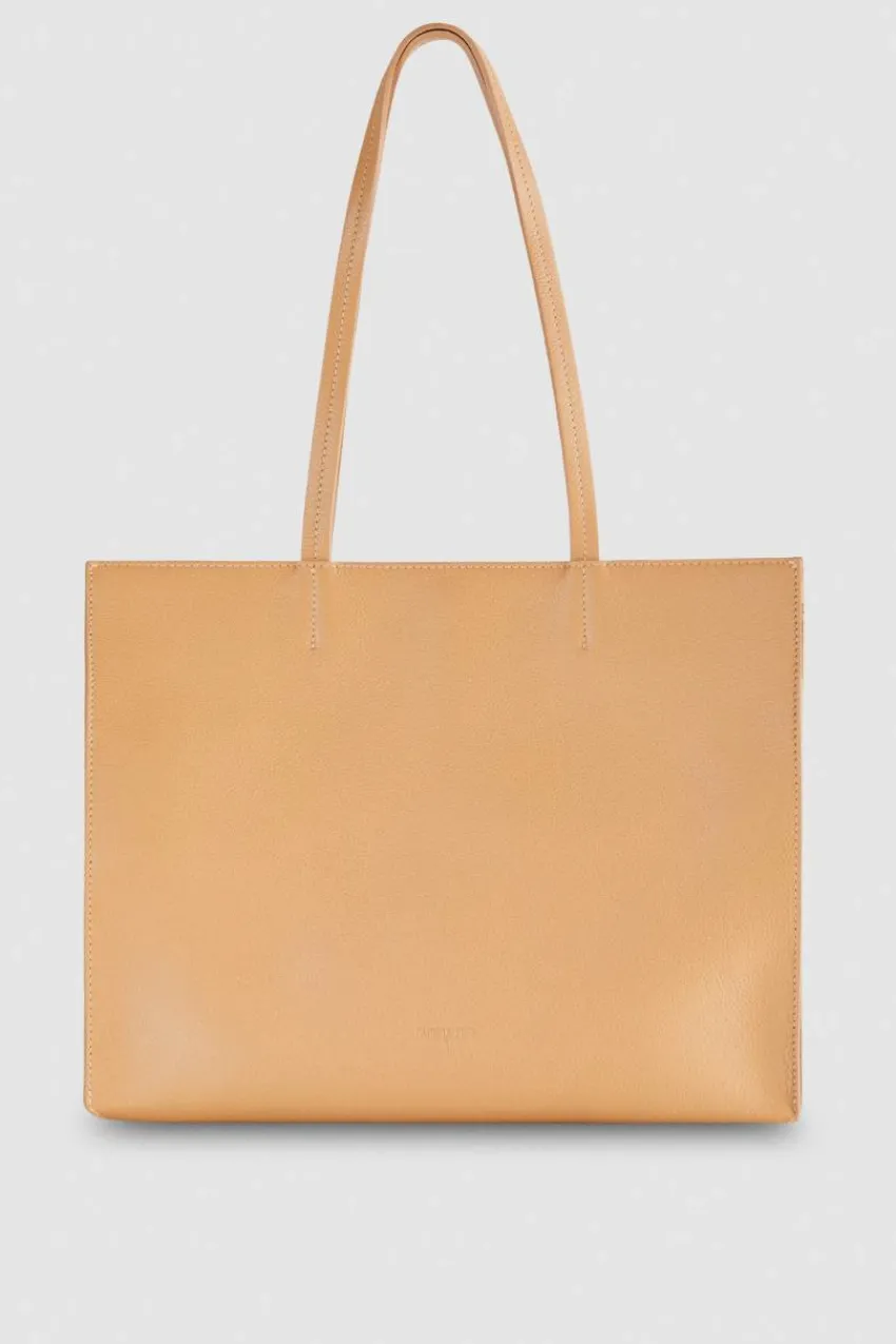 Patrizia Pepe Shopper<Shopping Bag aus genarbtem Leder