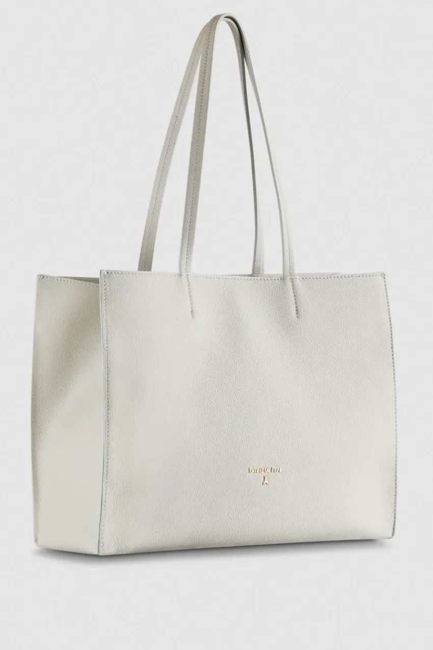 Patrizia Pepe Shopper<Shopping Bag aus genarbtem Leder