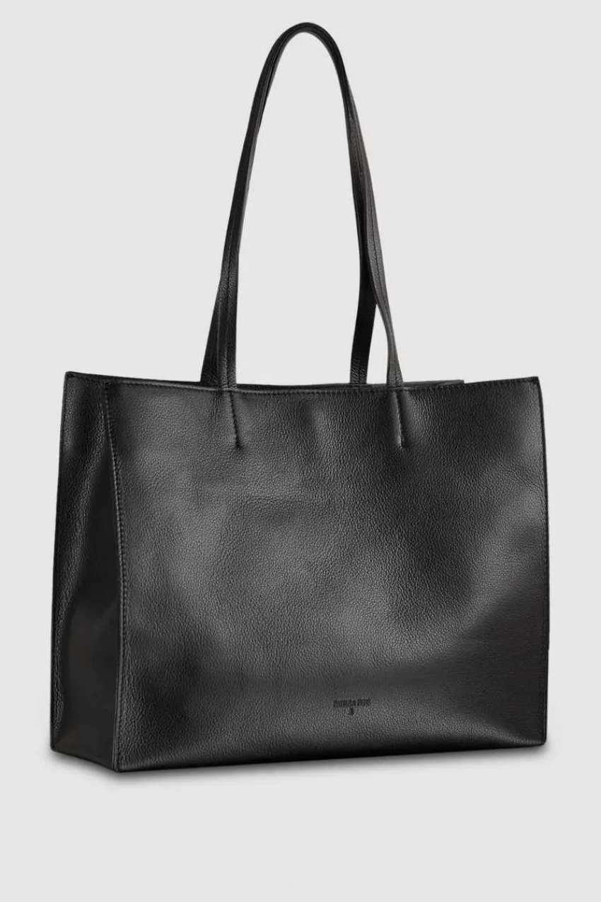 Patrizia Pepe Shopper<Shopping Bag aus genarbtem Leder
