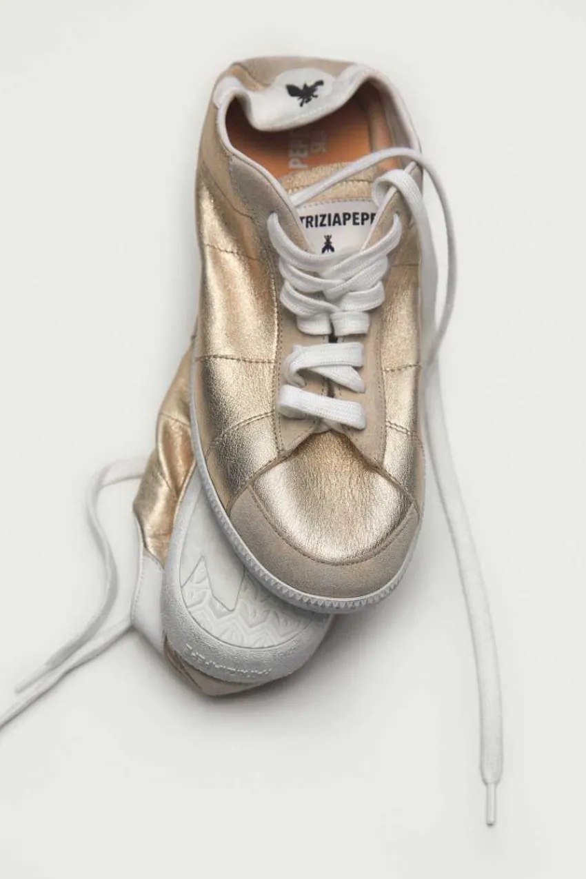 Patrizia Pepe Sneakers<SKIN Sneaker '93 aus laminiertem Nappaleder