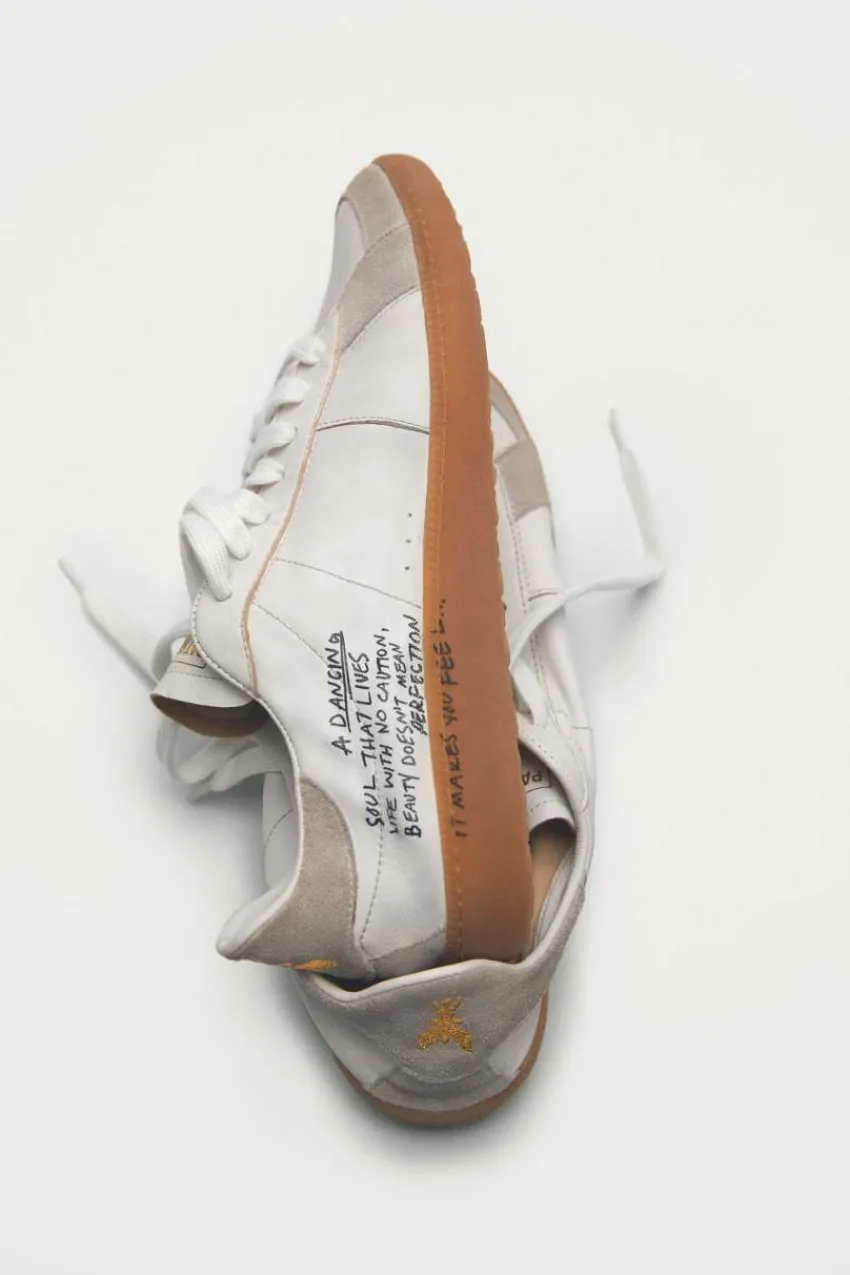 Patrizia Pepe Sneakers<SKIN Sneaker aus Nappaleder mit Schriftzug
