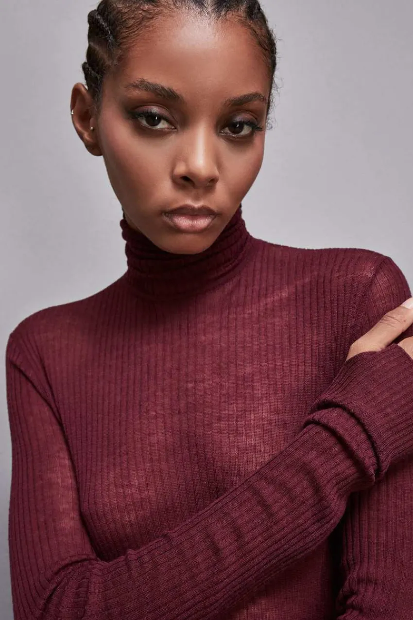 Patrizia Pepe Pullover<Slim Fit-Pullover aus Wolle Essential