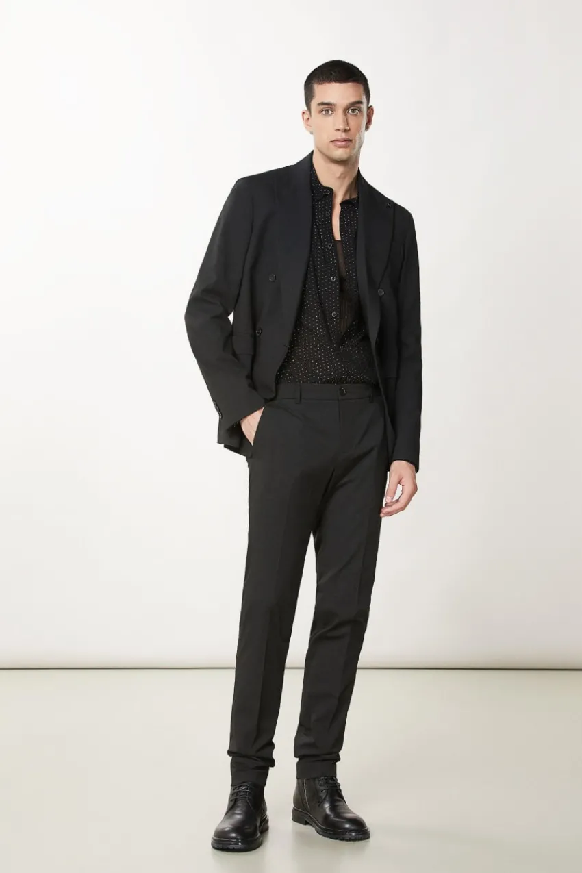 Herren Patrizia Pepe Hosen<Slim-Fit-Hose aus Canvas