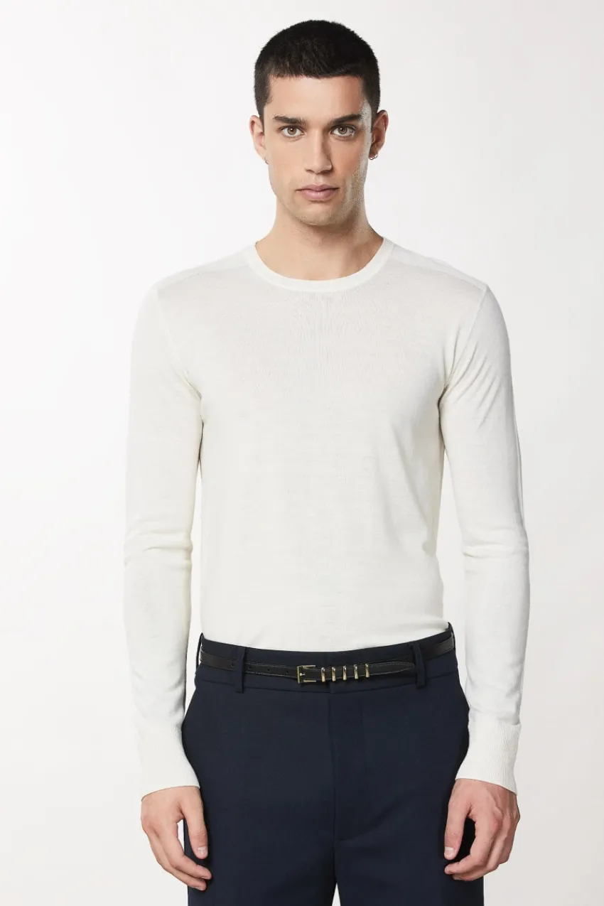 Herren Patrizia Pepe Strickwaren<Slim-Fit-Wollpullover