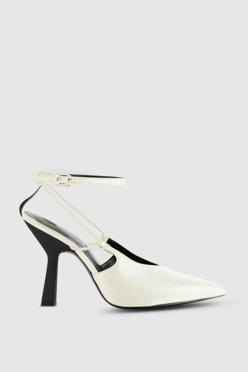 Patrizia Pepe Abschlussfeier Outfits | Pumps<Slingback aus Leder mit Schnalle Astral