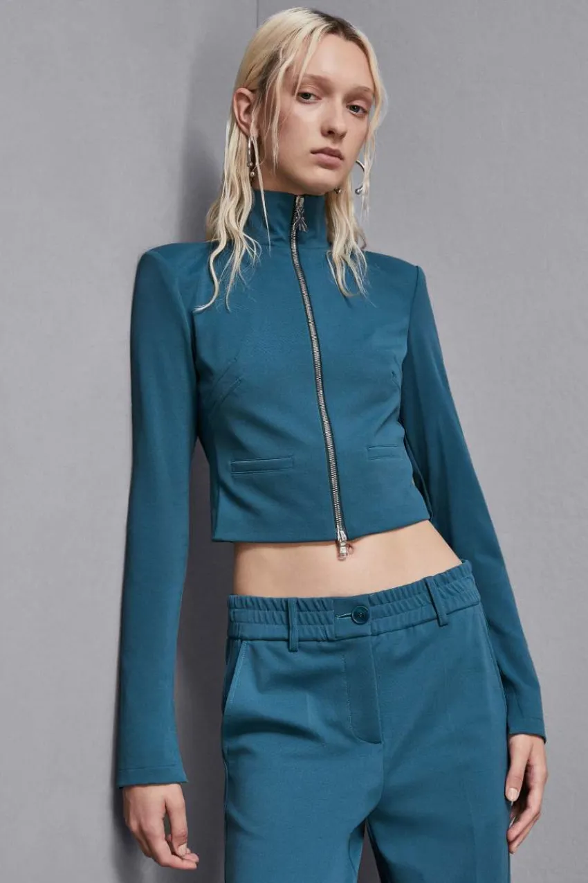 Patrizia Pepe Jacken | Anzüge<Sportliche Jacke mit hohem Kragen