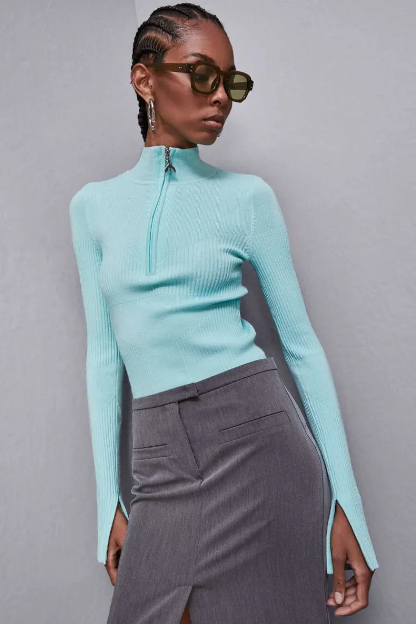Patrizia Pepe Pullover<Stehkragenpullover aus einer Wollmischung