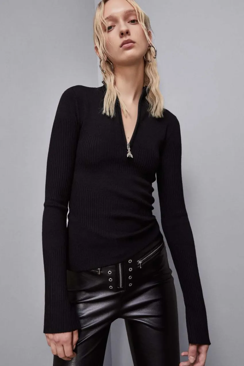 Patrizia Pepe Pullover<Stehkragenpullover aus einer Wollmischung