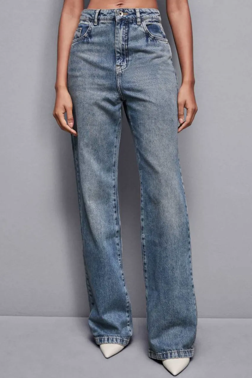 Patrizia Pepe Jeans<Straight Fit Jeans mit hohem Bund