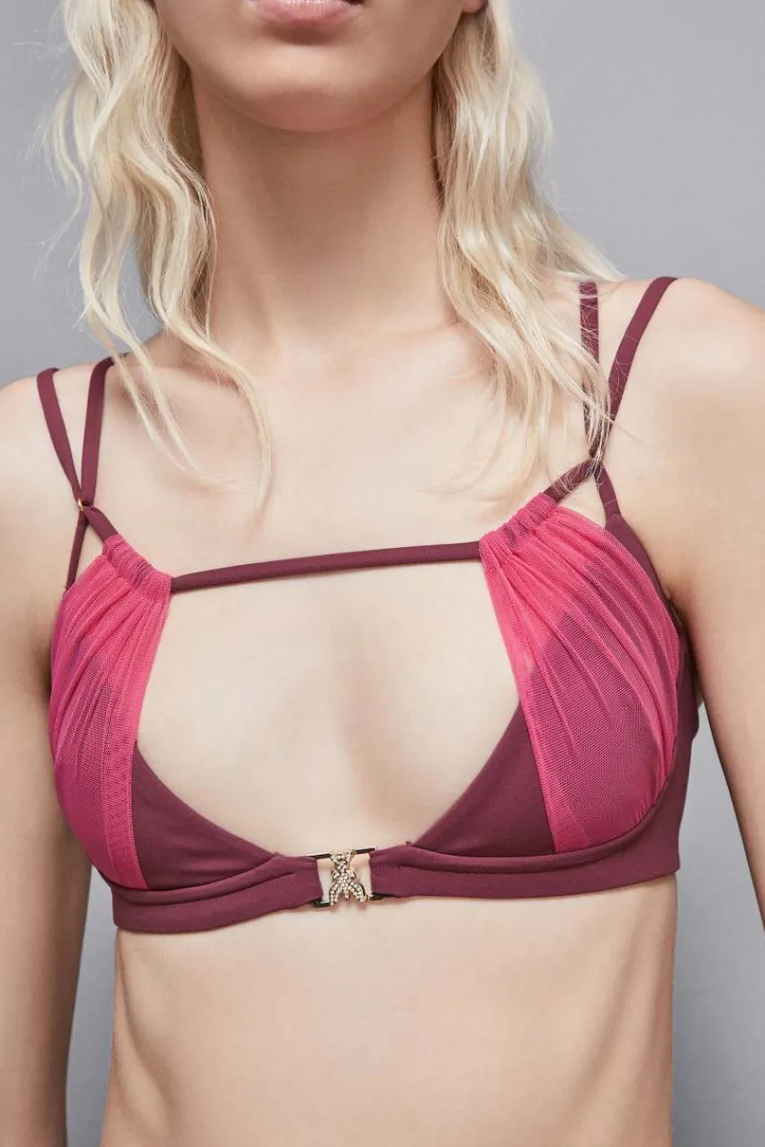 Patrizia Pepe Party Outfits | Lingerie<Strassbesetzter BH aus Jersey und Tüll