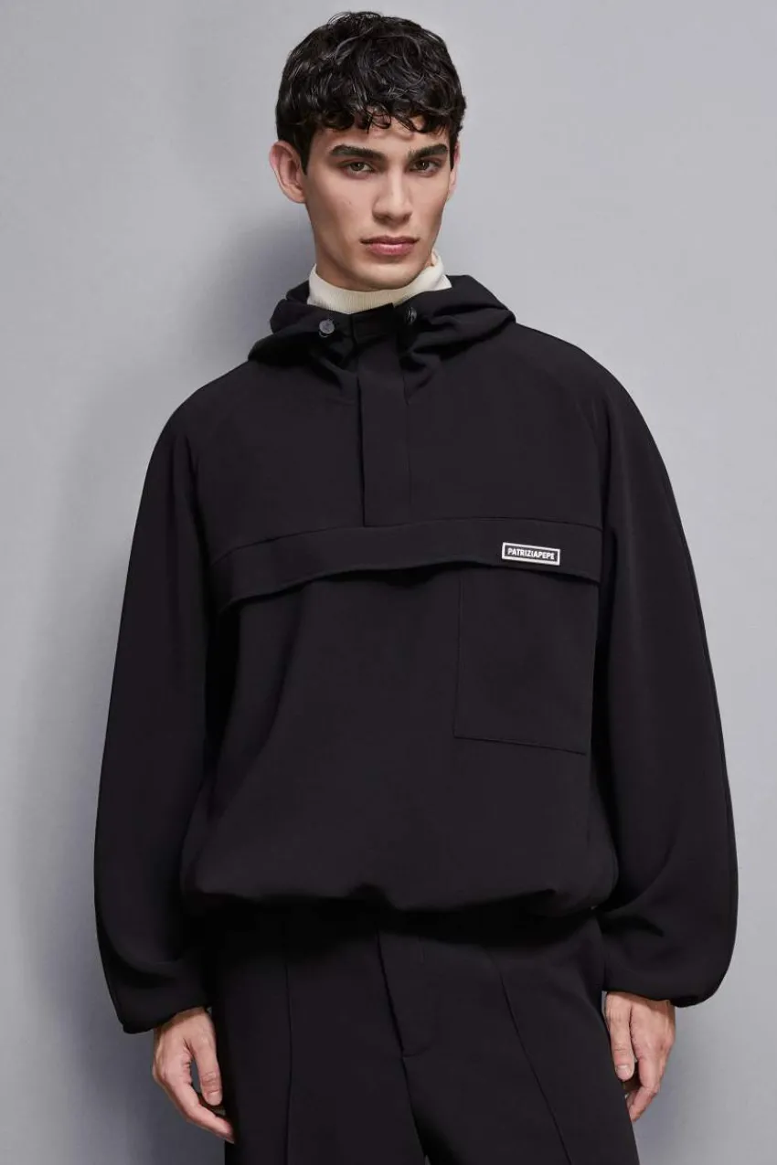 Herren Patrizia Pepe Jacken<Sweatshirt aus fließendem Stoff
