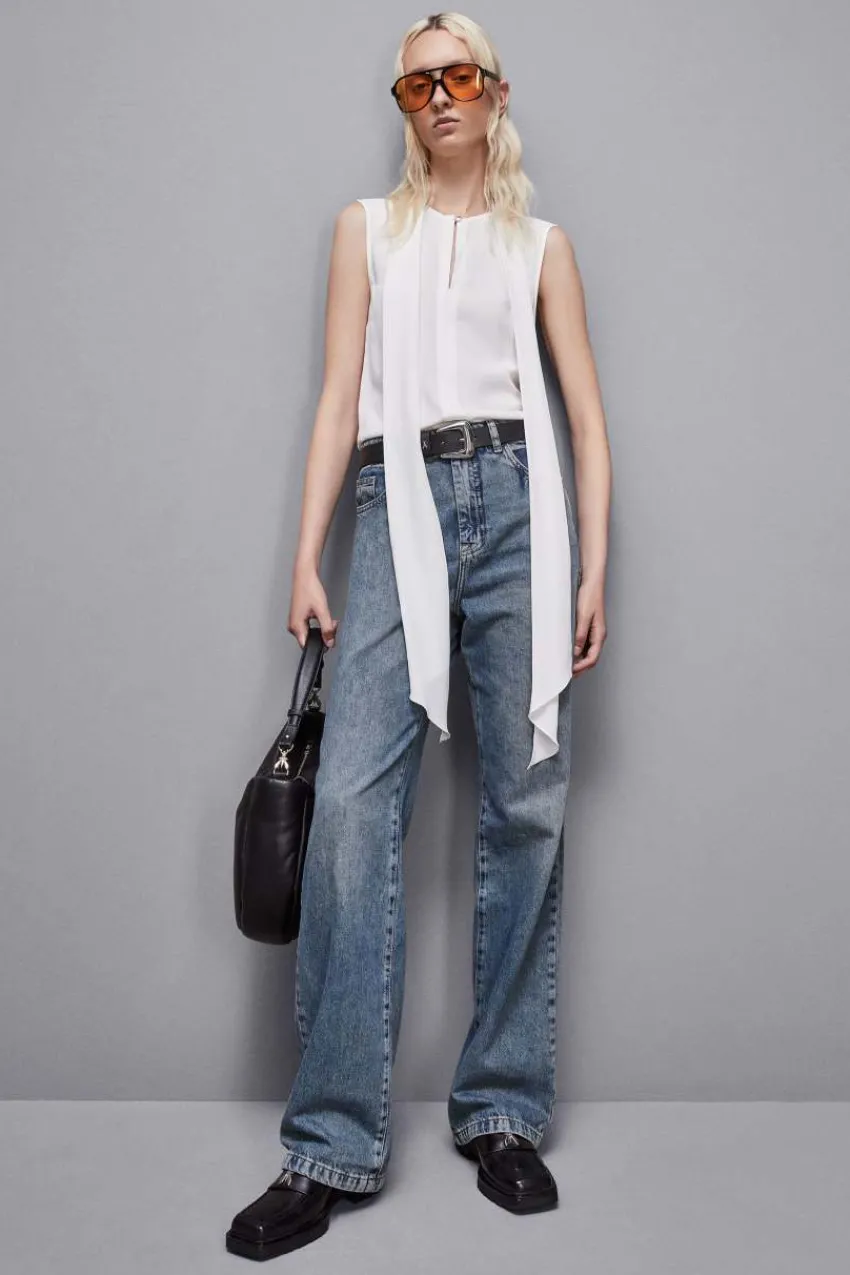 Patrizia Pepe Blusen<Top aus Krepp Essential