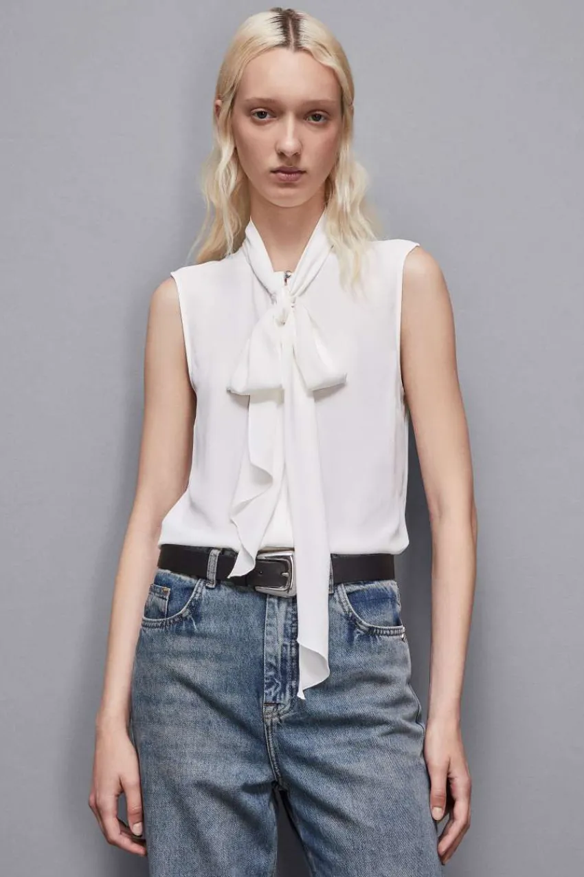 Patrizia Pepe Blusen<Top aus Krepp Essential