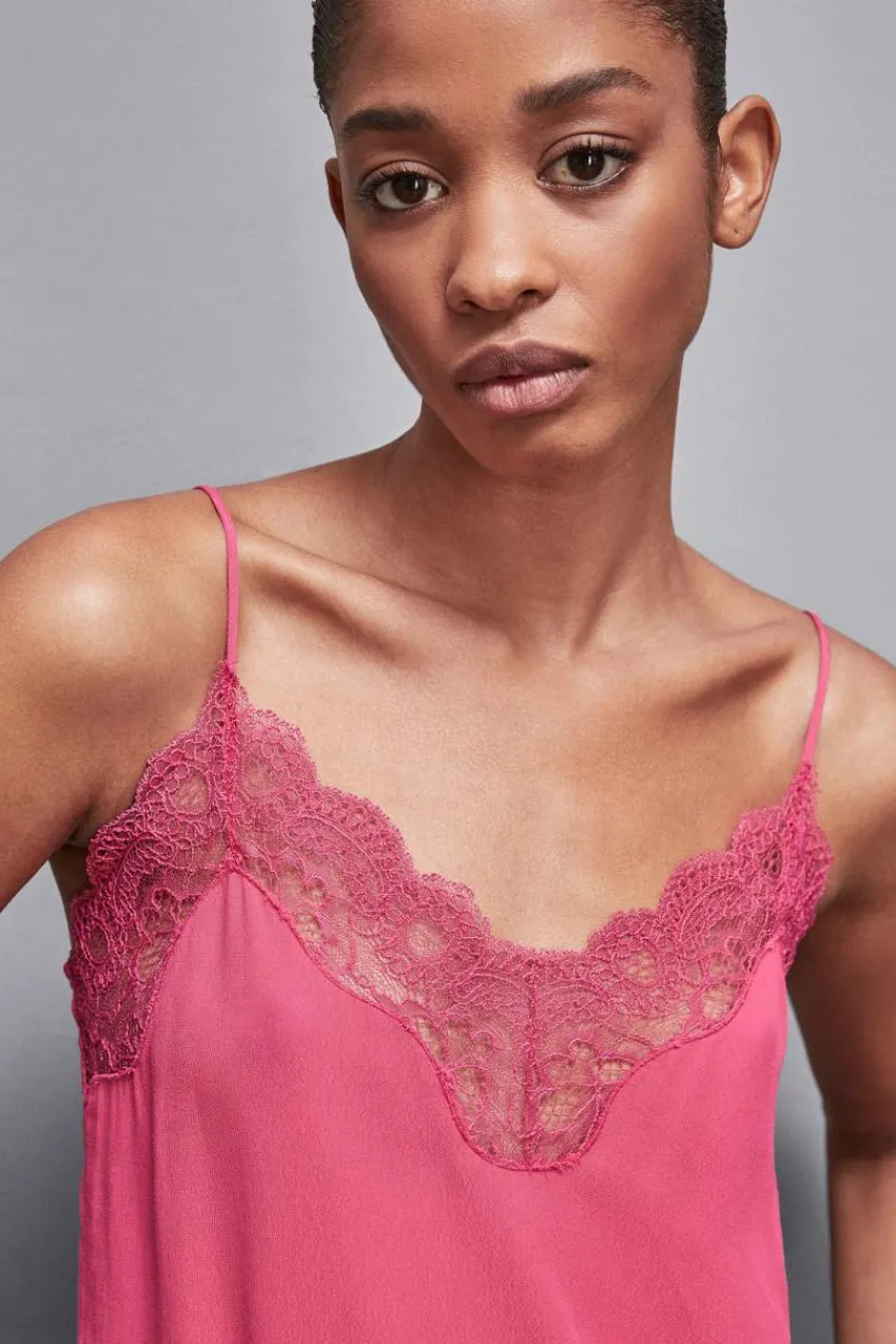 Patrizia Pepe Festlich & Cocktail | Tops<Top mit Spitze aus Krepp Essential