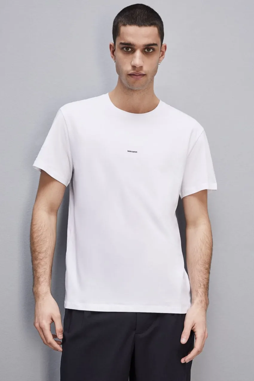 Herren Patrizia Pepe T-shirts & Hemdblusen<T-Shirt aus Pima-Baumwoll-Jersey mit Logo
