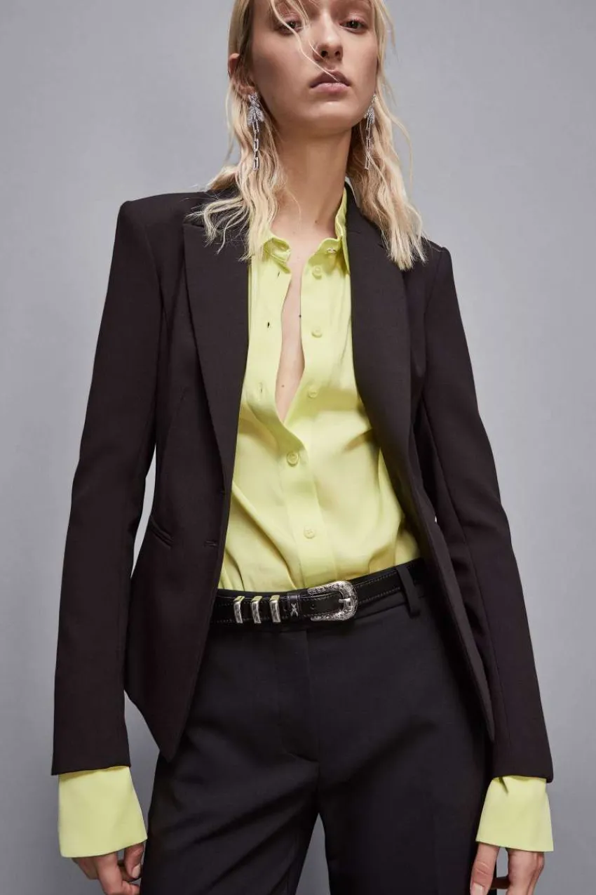 Patrizia Pepe Blazer | Anzüge<Twill-Blazer schmaler Fit