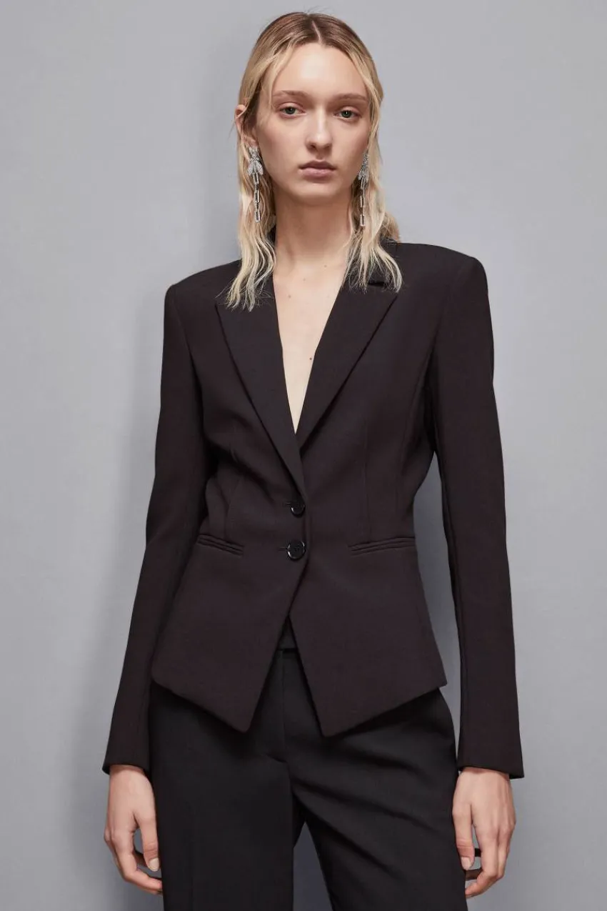 Patrizia Pepe Blazer | Anzüge<Twill-Blazer schmaler Fit