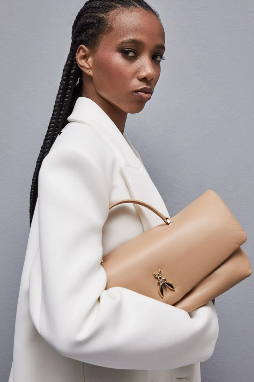 Patrizia Pepe Handtaschen | Umhängetaschen<Umhängetasche aus Leder Fly Bamby