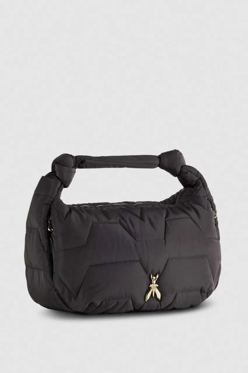 Patrizia Pepe Shopper<Umhängetasche aus Nylon mit Reißverschluss