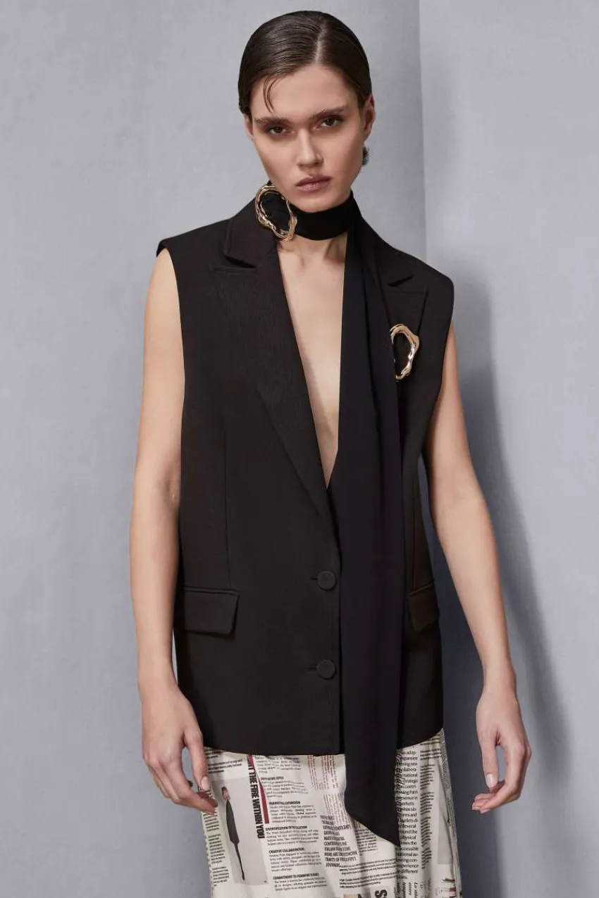 Patrizia Pepe Blazer<Weste mit zwei Knöpfen