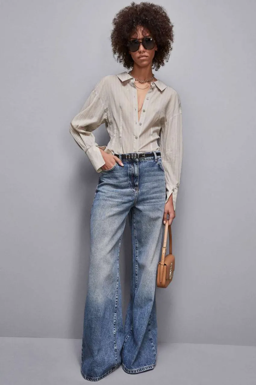 Patrizia Pepe Jeans<Wide-Leg Jeans mit niedrigem Bund