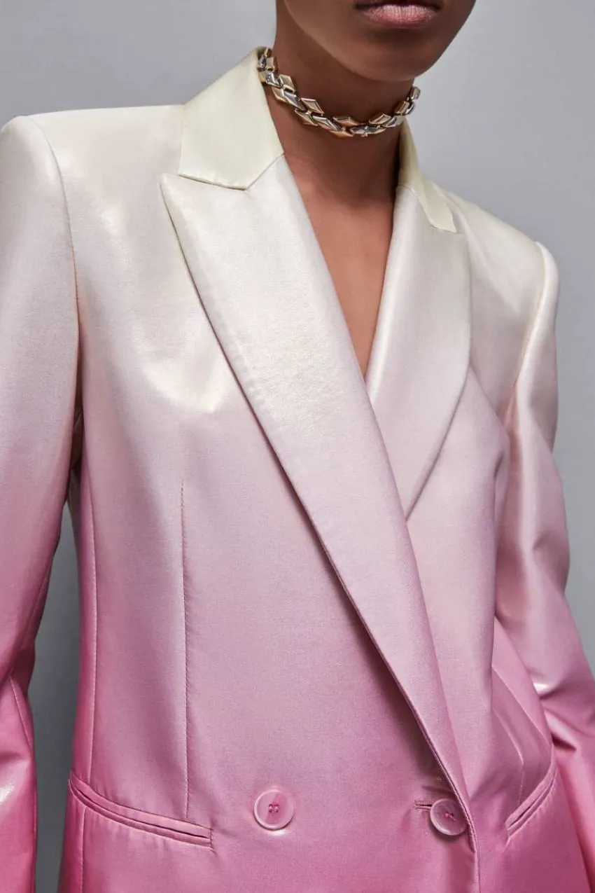 Patrizia Pepe Festlich & Cocktail | Blazer<Zweireihige Jacke aus satiniertem Stoff